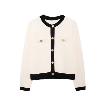 Vera - Cardigan Slim-Fit Chic Dorato