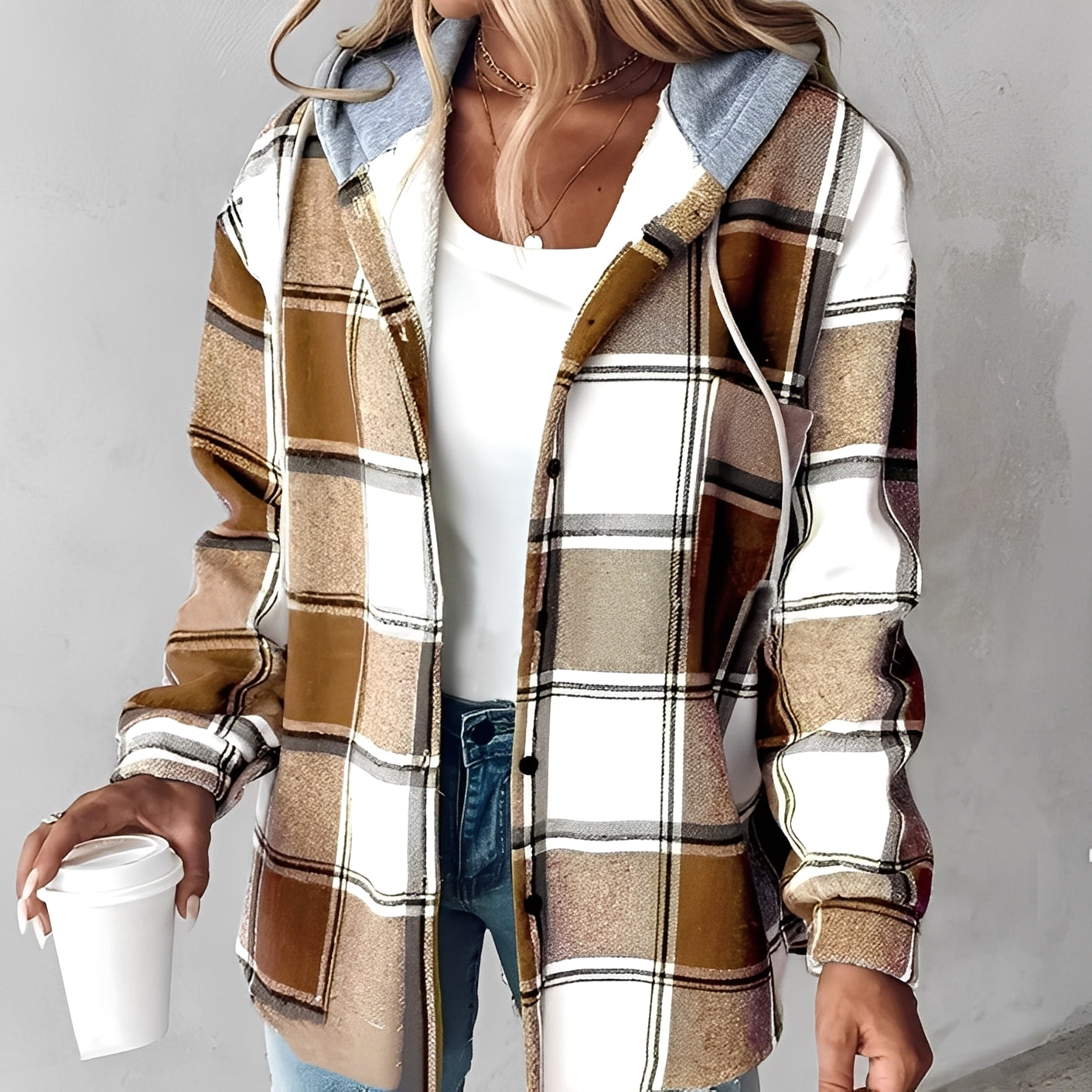 Briana - Giacca calda e casual con cappuccio per donne