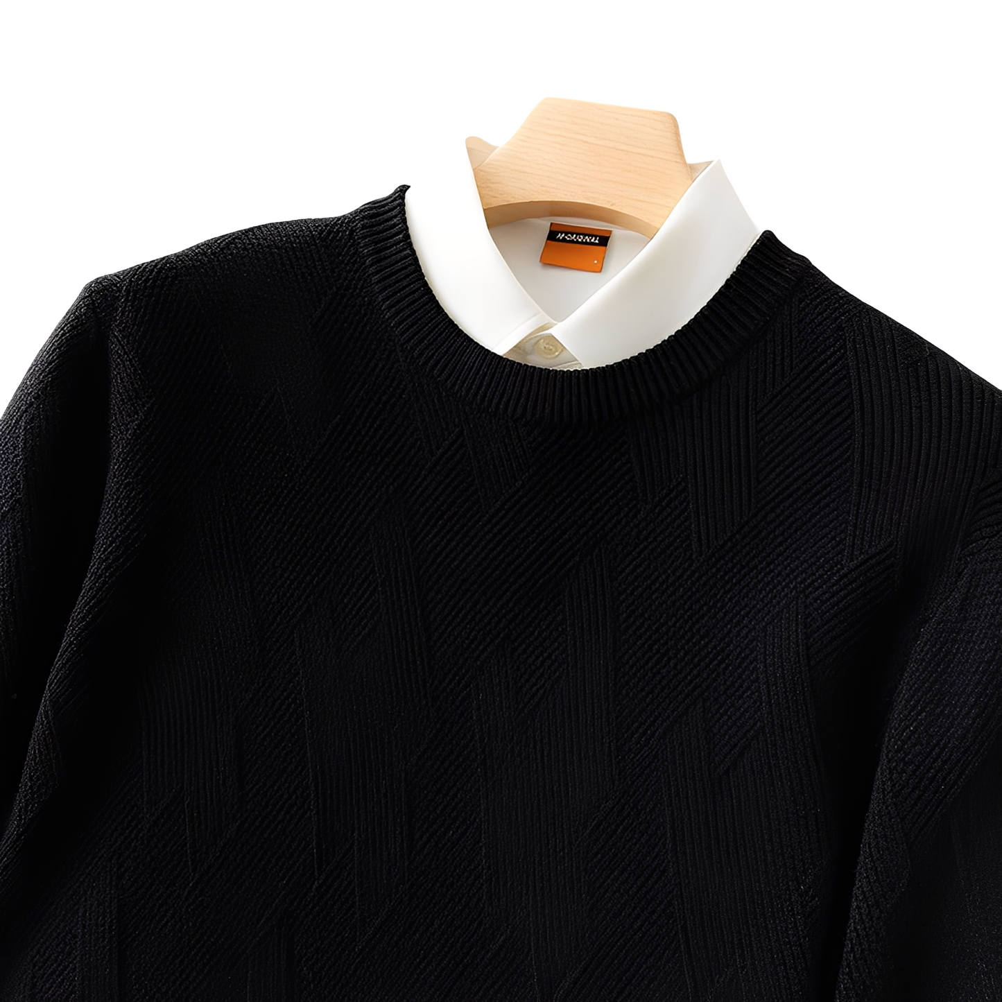 Winfred - Morbido maglione elegante in cashmere per uomo