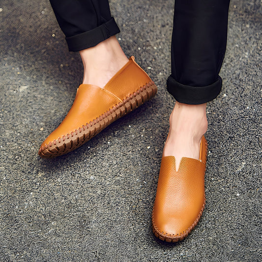 Neville - Eleganti scarpe mocassino in pelle per uomo