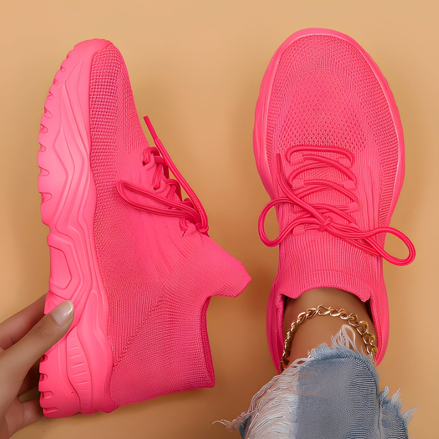 Wendi - Scarpe confortevoli e casual in tessuto leggero per donne