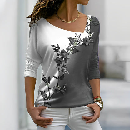 Tyra - Camicia con Design Floreale