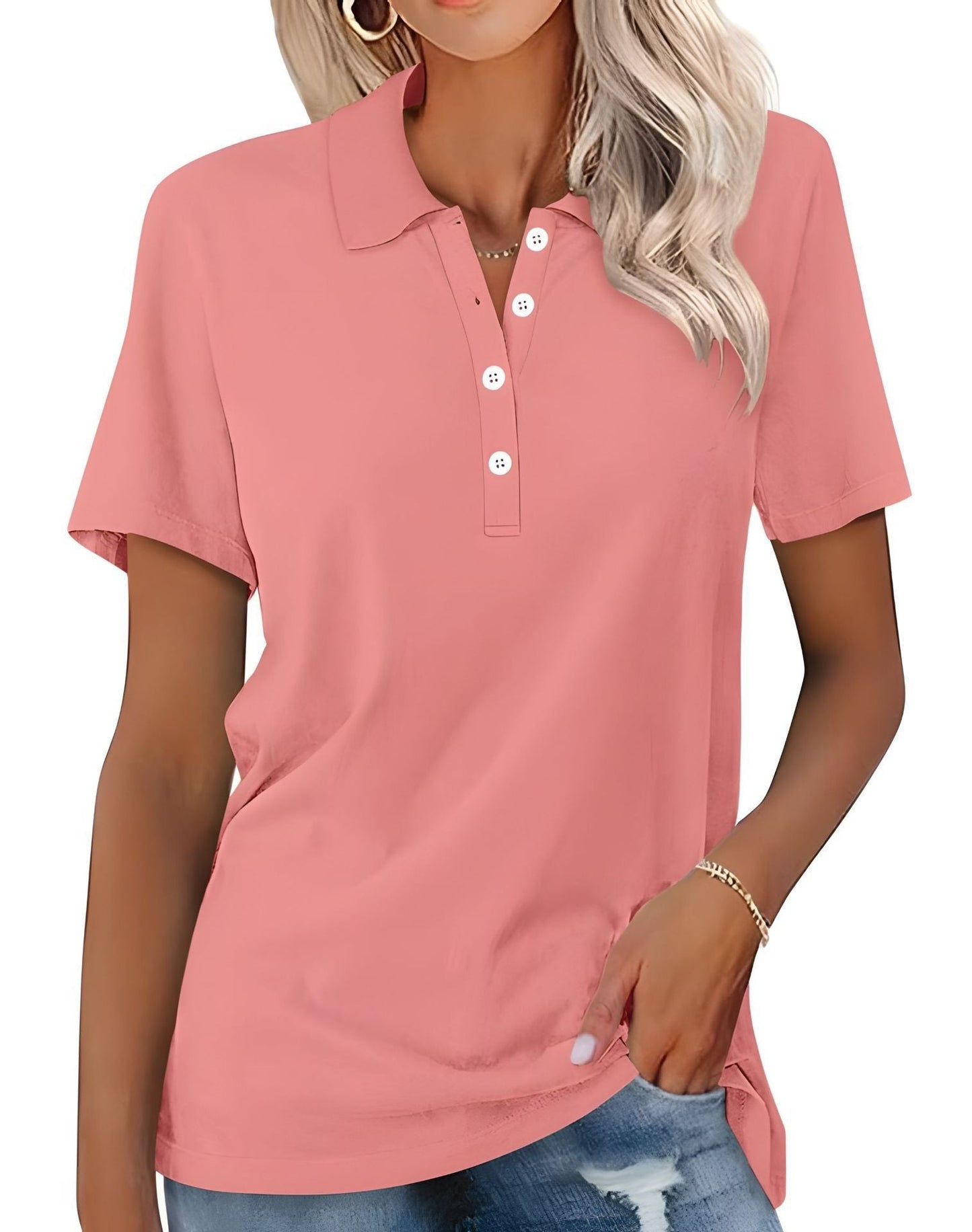 Stella - Polo casual aderente per donne