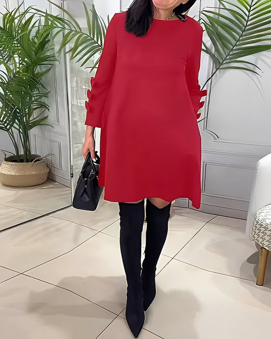 Elenora - Vestito elegante con maniche lunghe per donne