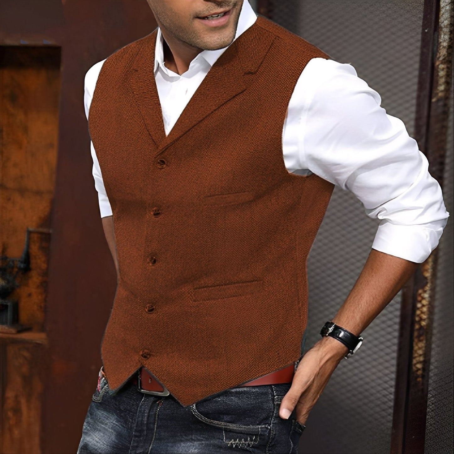 Dominick - Elegante gilet casual per uomo