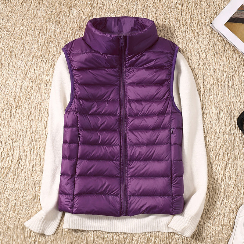 Azalea - Gilet casual leggero e imbottito in piuma per donne