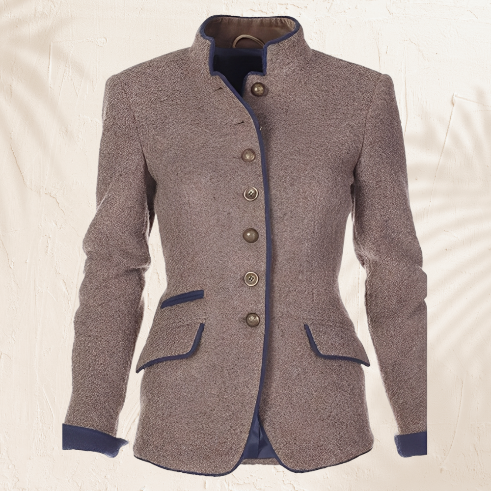 Clémence – Elegante giacca monocromatica donna