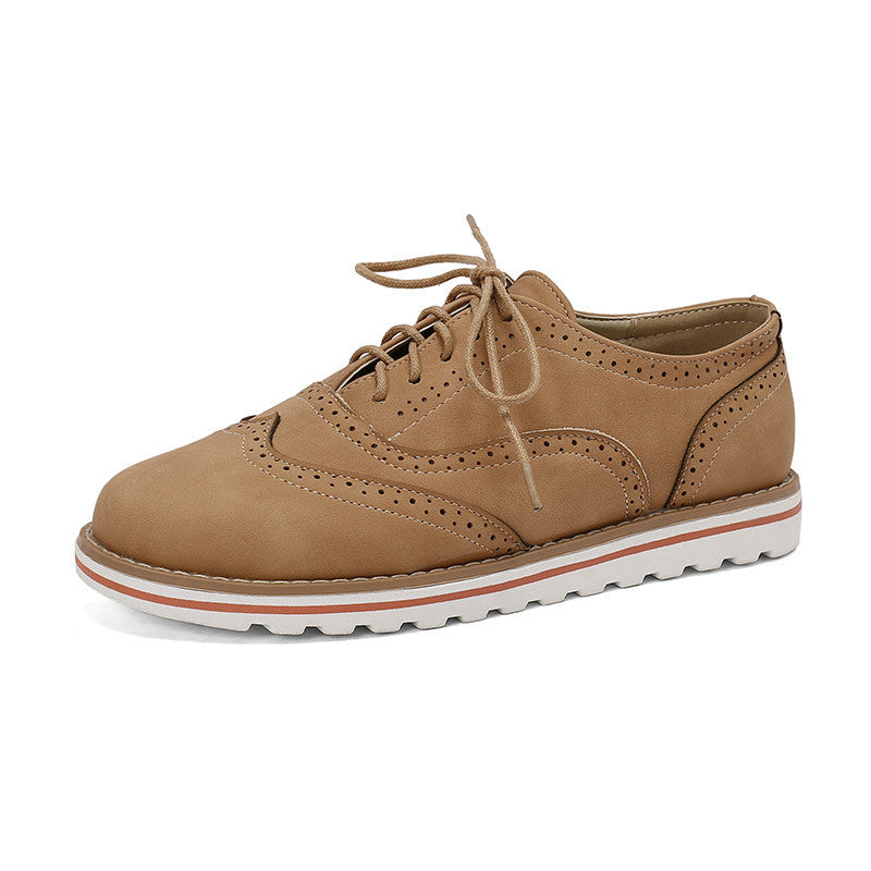 Gemma - Scarpe Derby casual in pelle scamosciata per donne