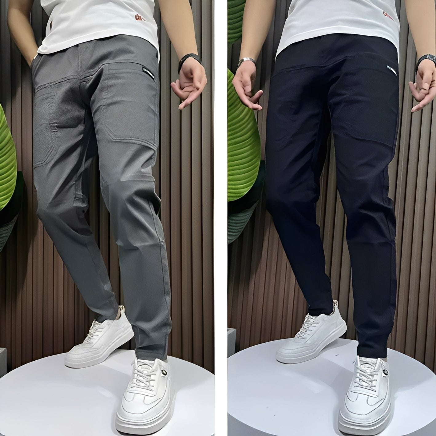 Raynard - Pantaloni cargo elastici eleganti per uomini
