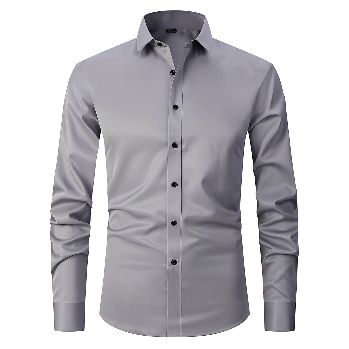Elton - Camicia elegante aderente in tessuto elastico per uomo