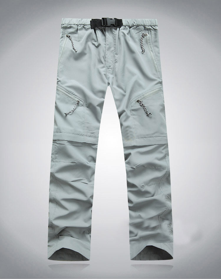 Derryl - Pantaloni elastici pratici Zip-Off per uomini