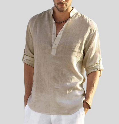 Adriano – Camicia in lino per uomo