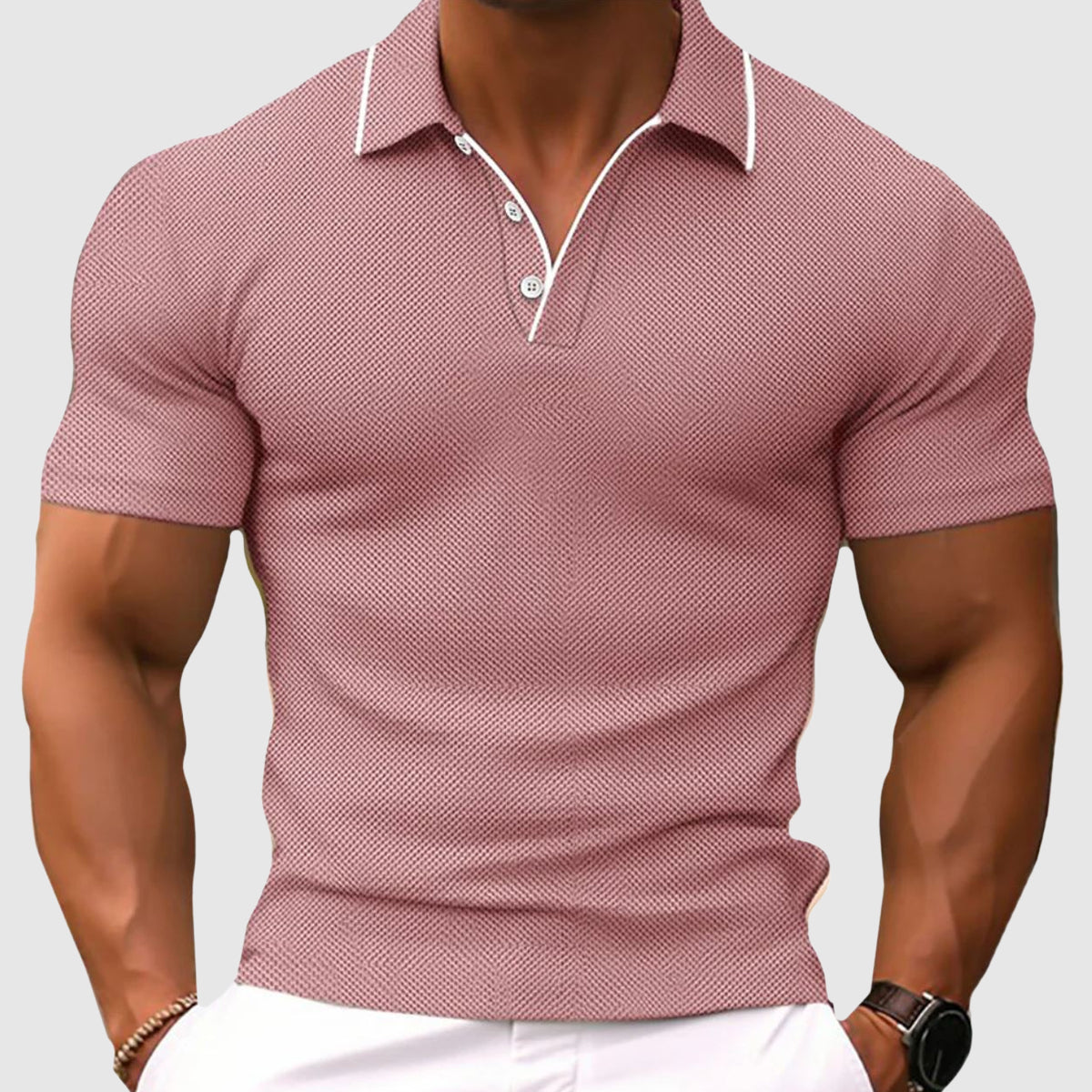 Jaren - Polo slim fit casual da uomo