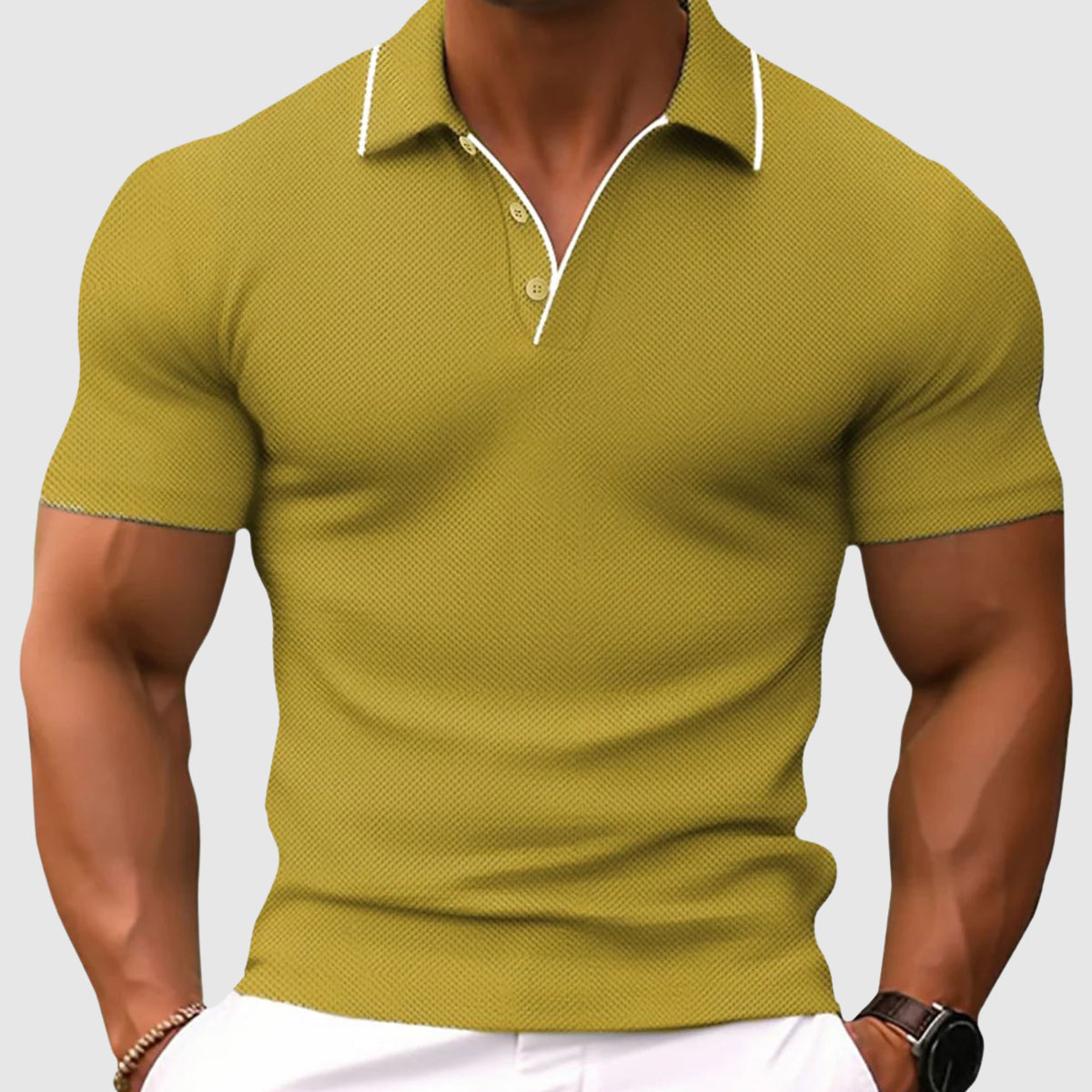Jaren - Polo slim fit casual da uomo