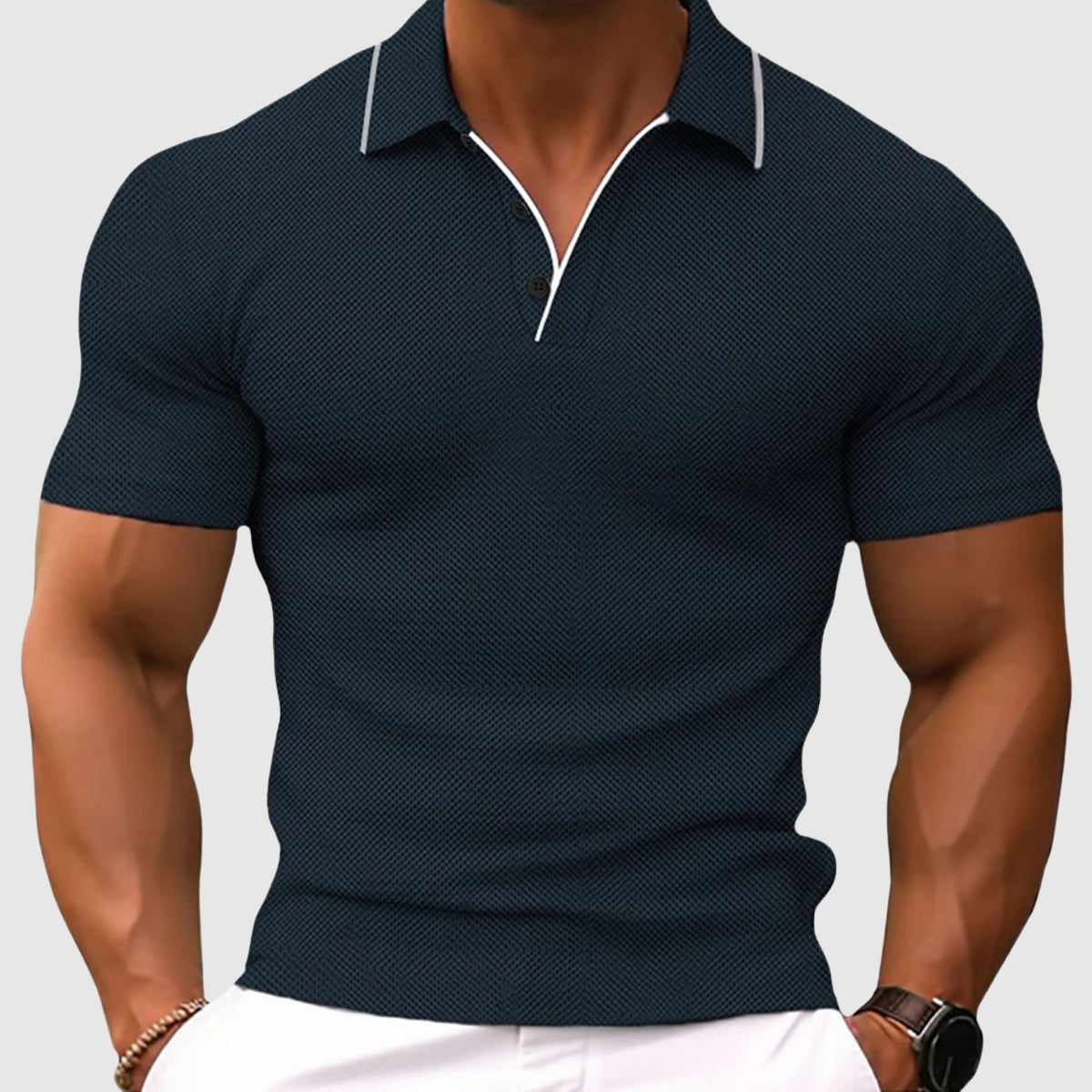 Jaren - Polo slim fit casual da uomo