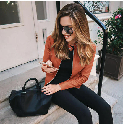 Amber - Giacca Eco-Leder da Donna