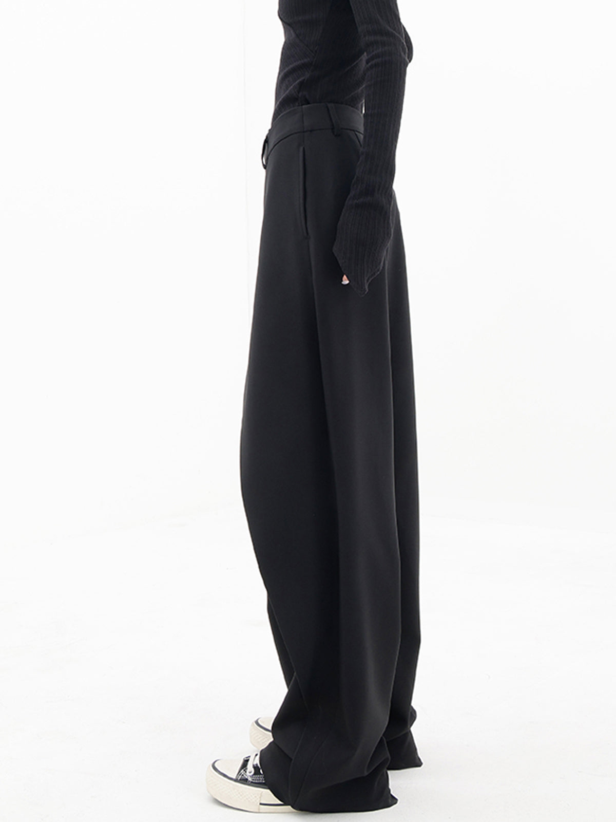 Thalia – Pantaloni Baggy Asimmetrici