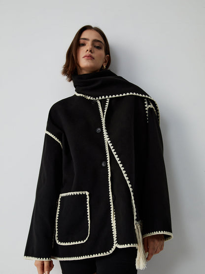 Elodie – Giacca con Sciarpa