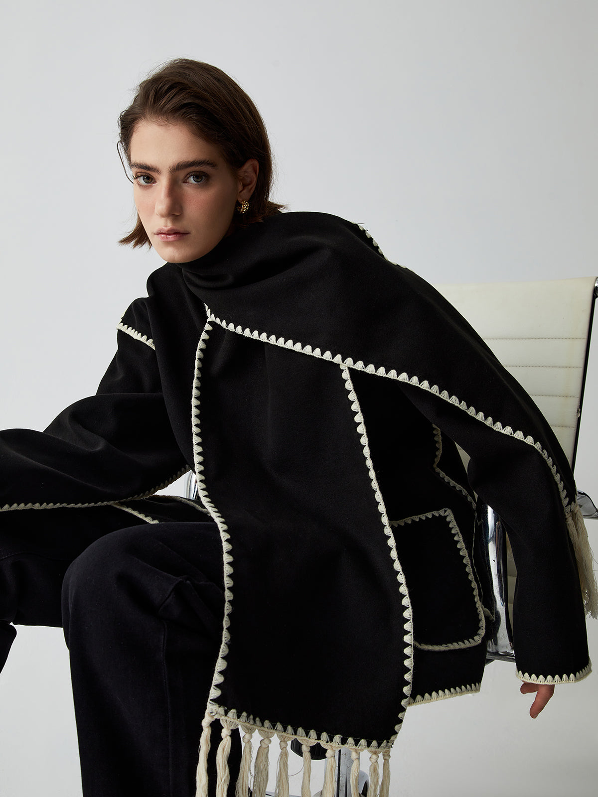 Elodie – Giacca con Sciarpa