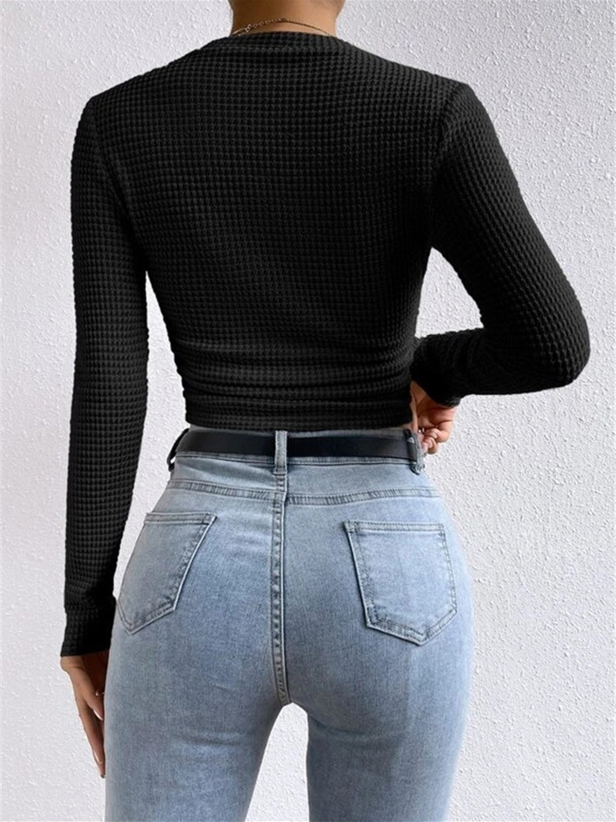 Tessa – Maglia Slim a Coste