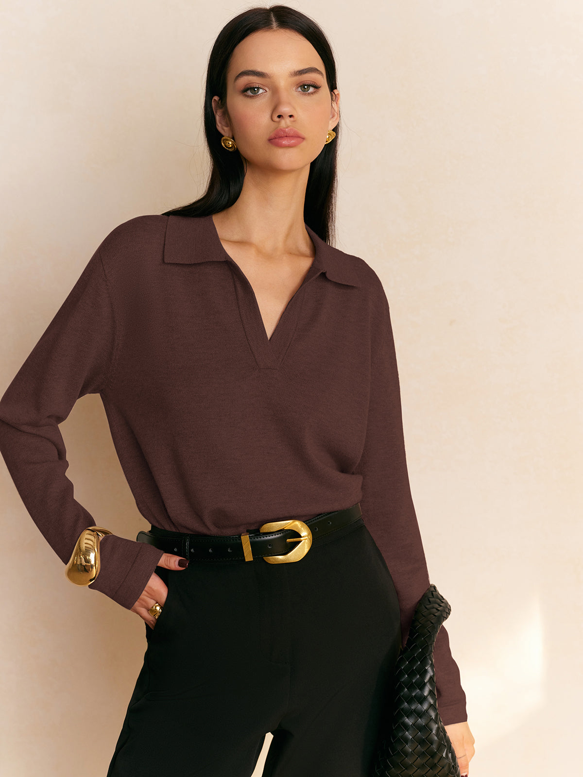 Fiona – Pullover con collo casual