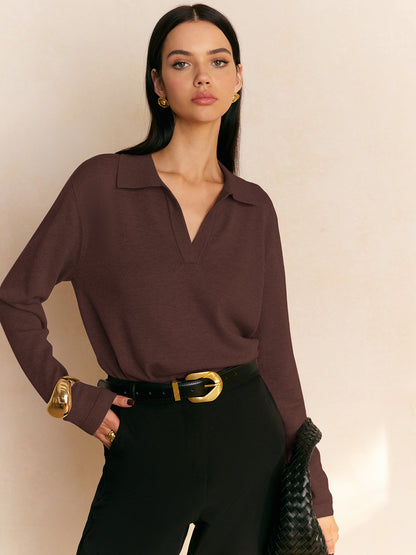 Fiona – Pullover con collo casual