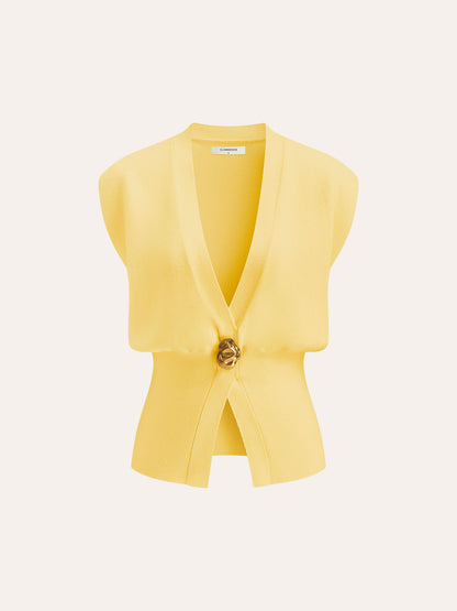 Annalena – V-Ausschnitt con Bottoni Strickweste