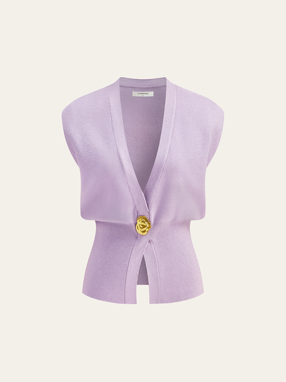 Annalena – V-Ausschnitt con Bottoni Strickweste