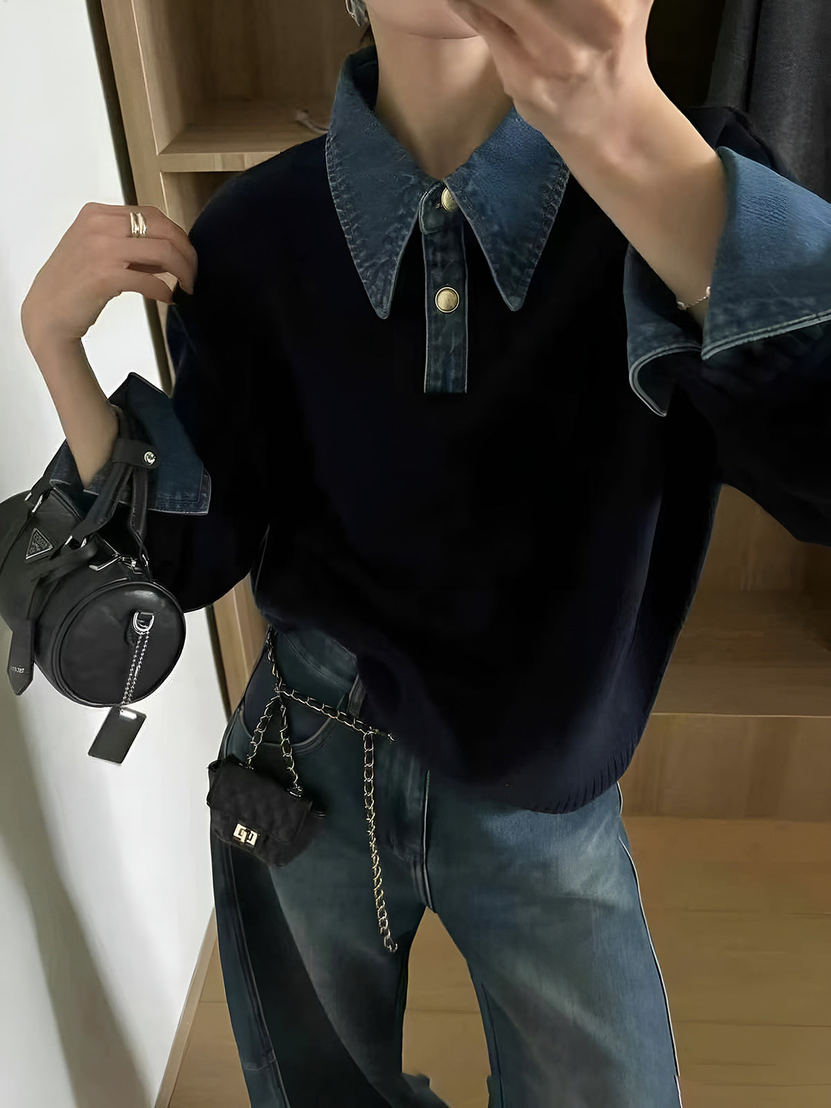 Nellie – 2-in-1 Pullover con Revers-Panel