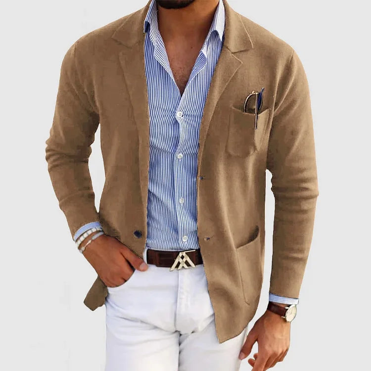 Victor - Giacca Tricot Eleganza Versatile