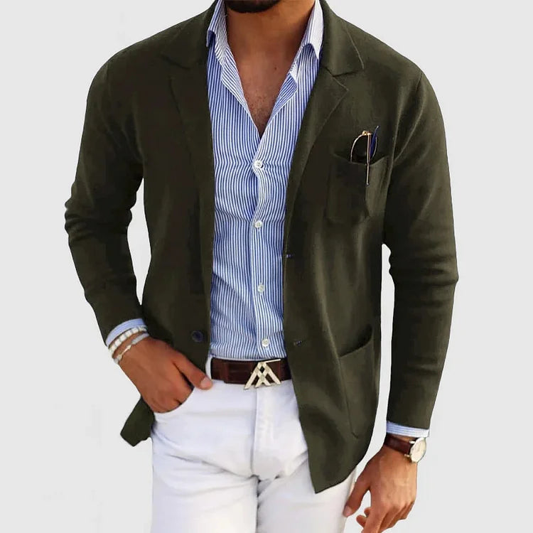Victor - Giacca Tricot Eleganza Versatile