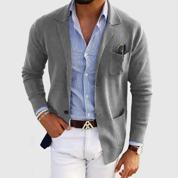 Victor - Giacca Tricot Eleganza Versatile