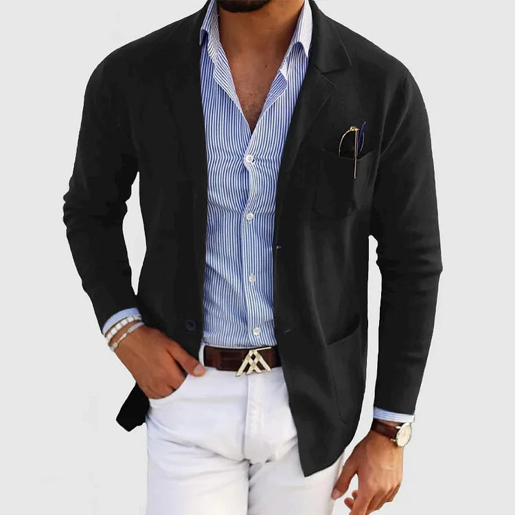 Victor - Giacca Tricot Eleganza Versatile