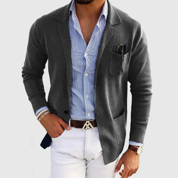 Victor - Giacca Tricot Eleganza Versatile