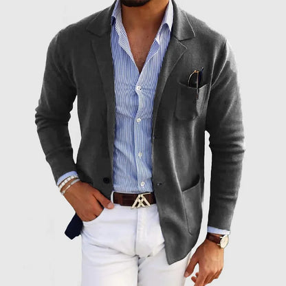Victor - Giacca Tricot Eleganza Versatile