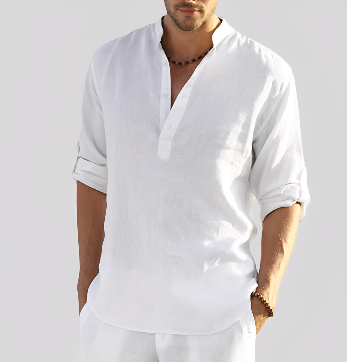Adriano – Camicia di Lino per Uomo