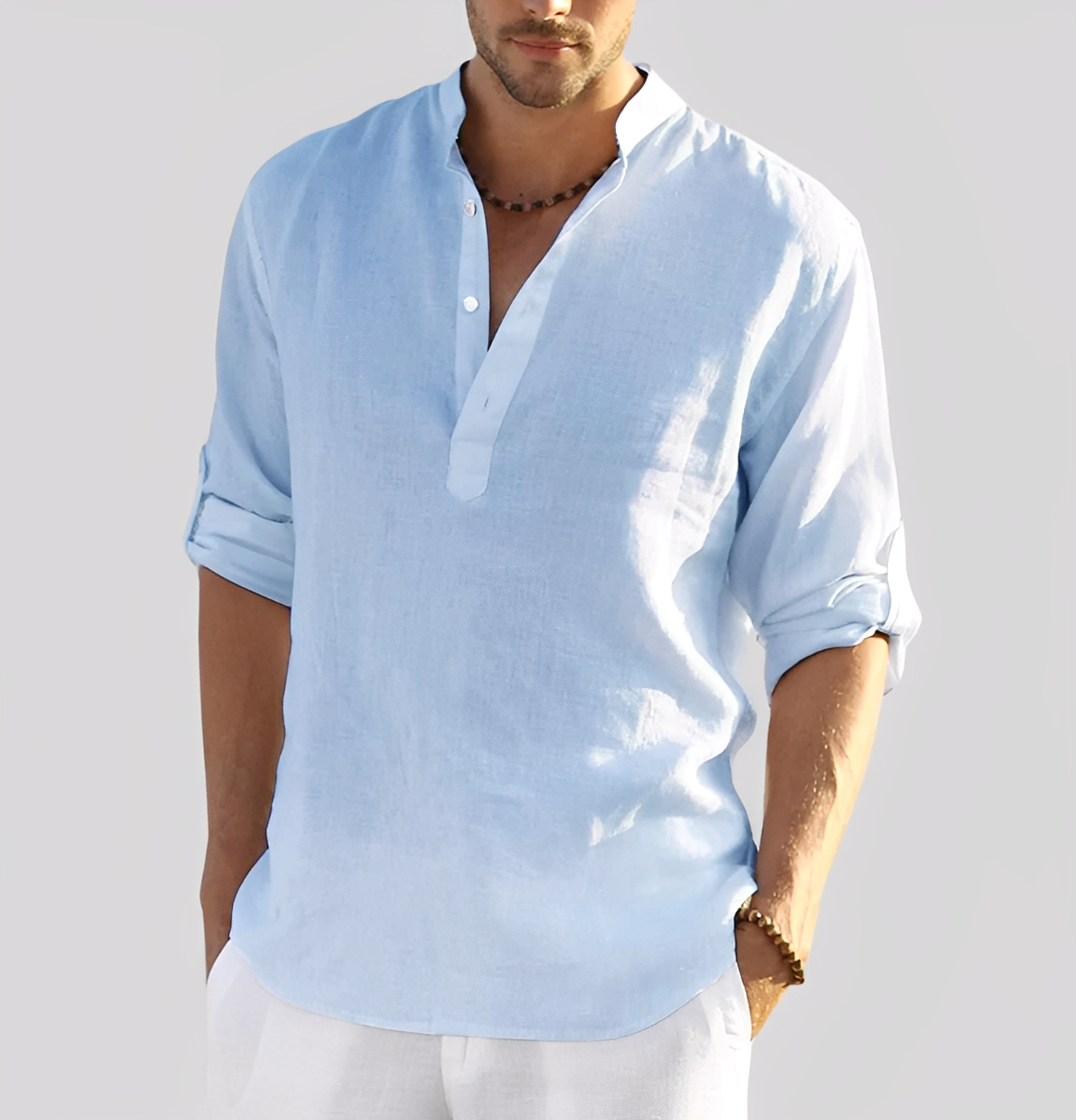 Adriano – Camicia di Lino per Uomo