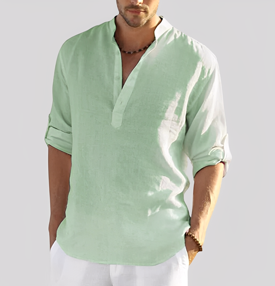 Adriano – Camicia di Lino per Uomo