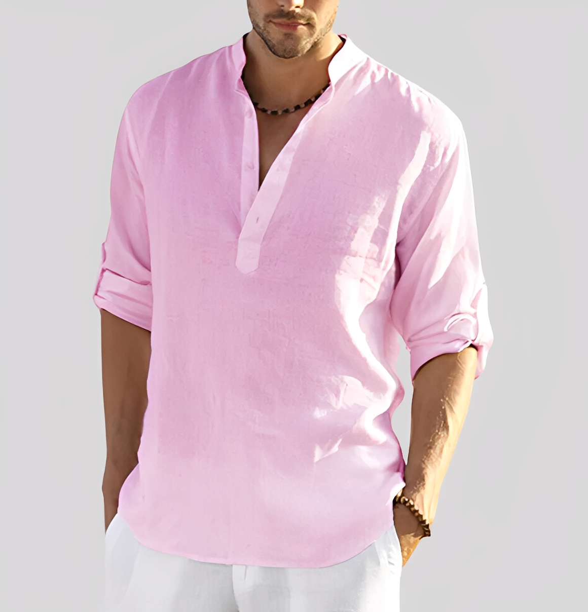 Adriano – Camicia di Lino per Uomo