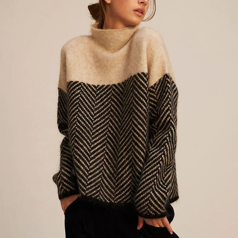 Yancy - Maglione elegante e spesso per donna