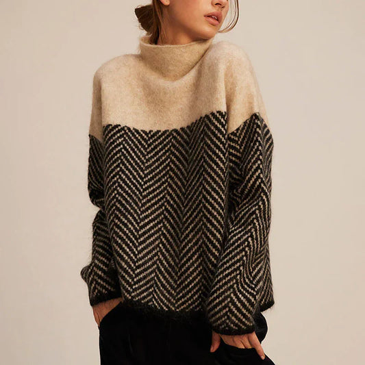 Yancy - Maglione elegante e spesso per donna