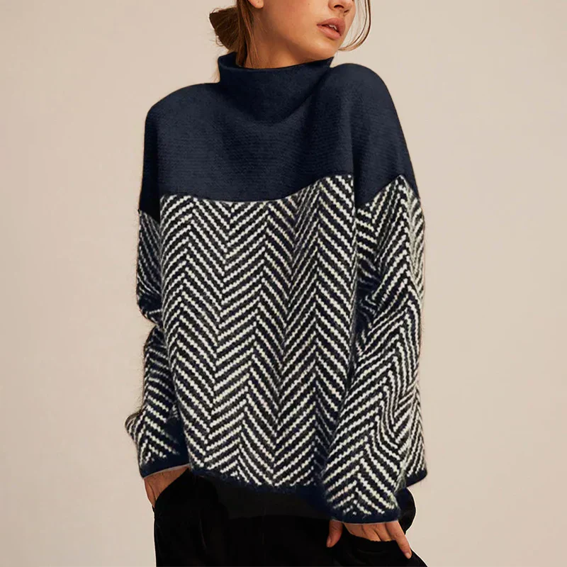 Yancy - Maglione elegante e spesso per donna