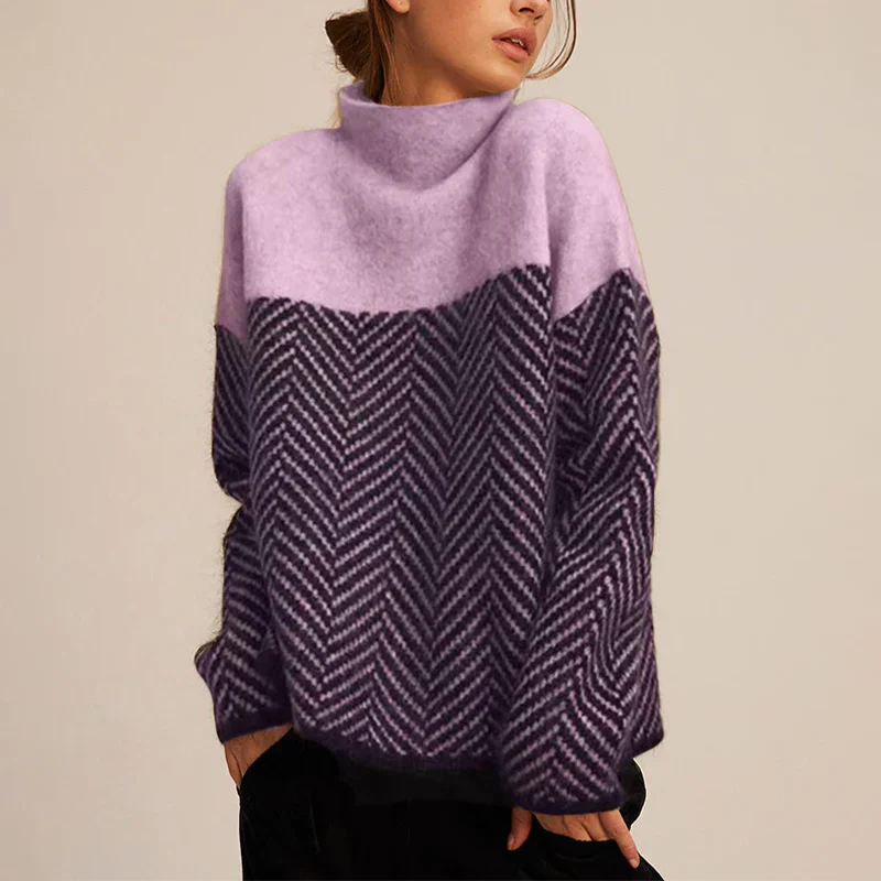 Yancy - Maglione elegante e spesso per donna