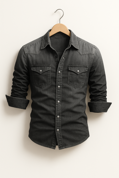 Maxime - Camicia di jeans comoda per uomini
