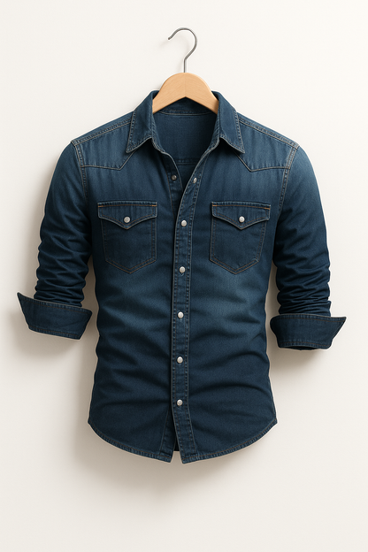 Maxime - Camicia di jeans comoda per uomini
