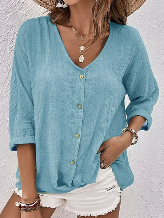 Ciara - Camicia in Lino Traspirante per Tutti i Giorni