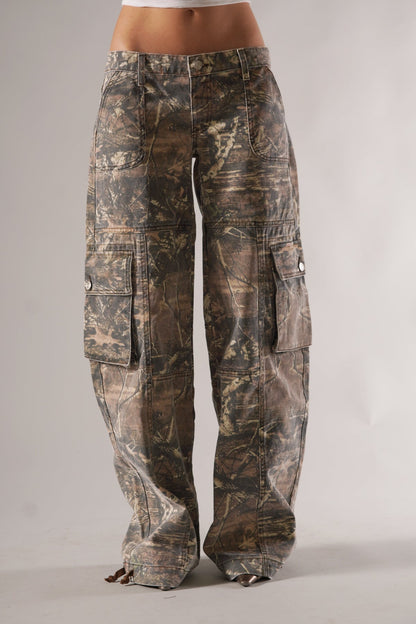 Odette – Pantaloni cargo unisex mimetici