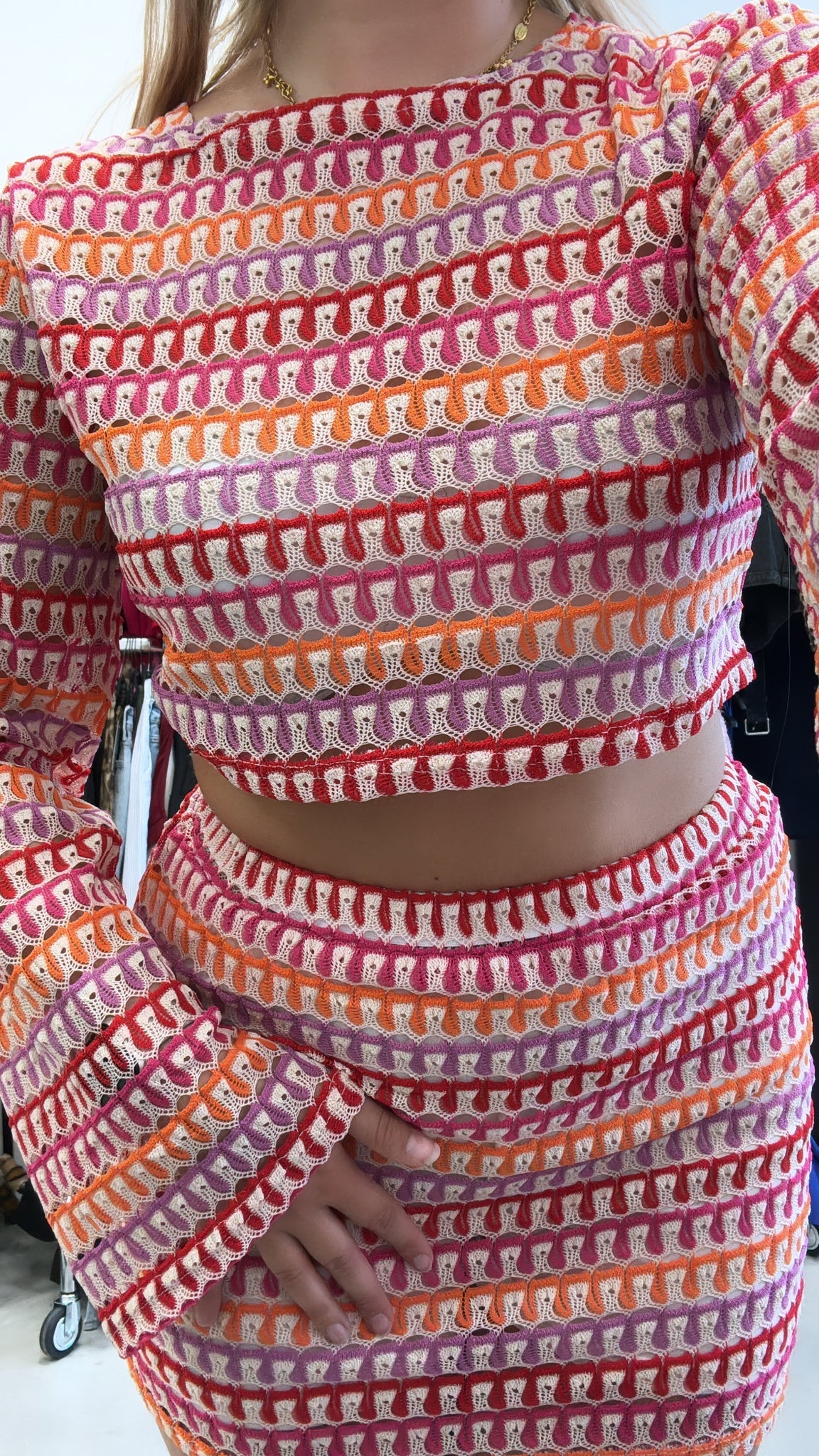 Giada – Completo Crop Top e Minigonna