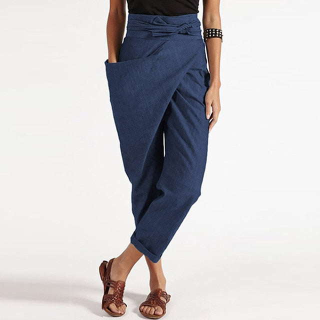 Yesha - Pantaloni Cropped Tailleur Chic e Confortevoli