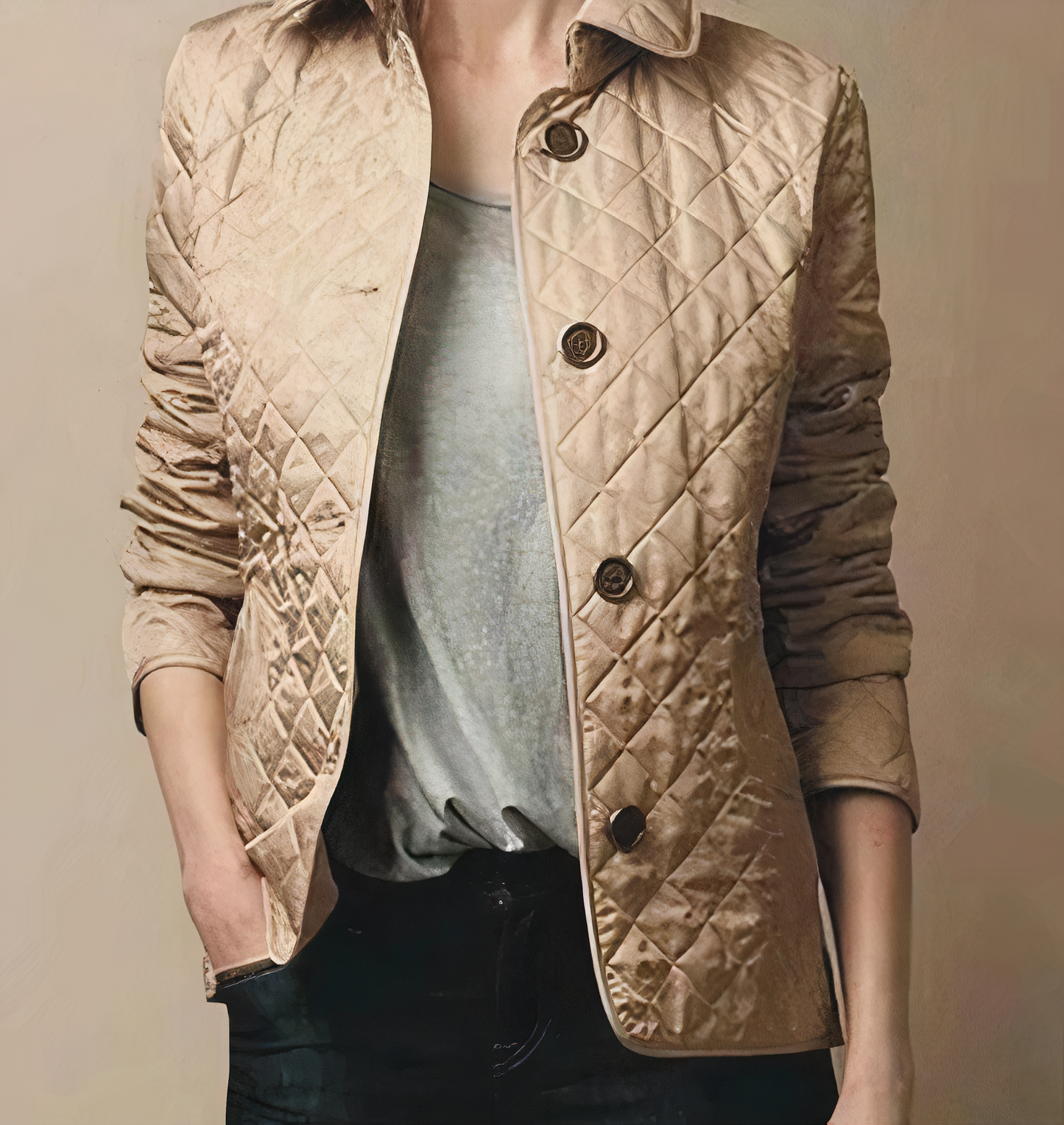Evelyn – Giacca di seta e cotone donna